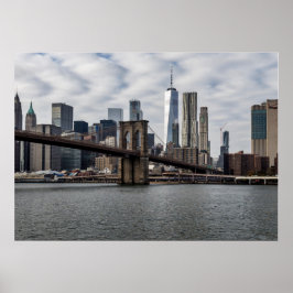 New York City View von Brooklyn Poster