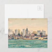 New York City Vintag Postkarte (Vorne/Hinten)