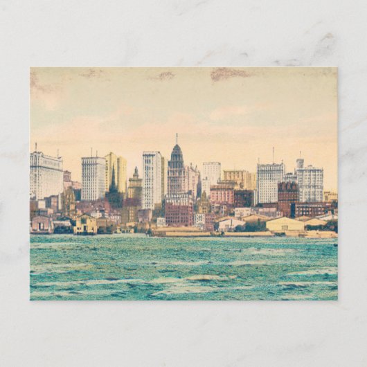 New York City Vintag Postkarte (Vorderseite)