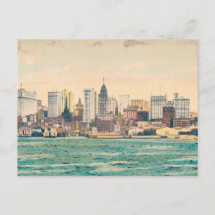 New York City Vintage Postkarte