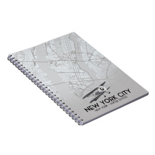 New York City Vintage-Stilkarte Notizblock
