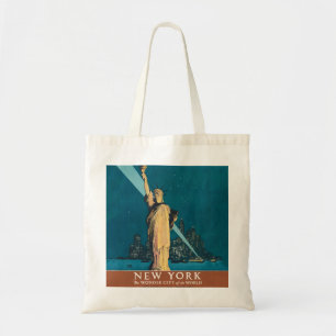 New York City Vintage Travel Poster Tasche