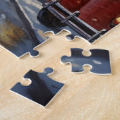 New York City Vintage Weihnachts-Foto Puzzle (Seite)