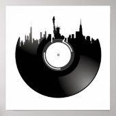 New York City Vinyl Record Poster (Vorne)