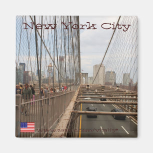New York City vom Brooklyn-Brückenmagneten Magnet