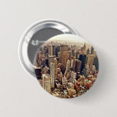 New York City von oben Button (Vorne & Hinten)