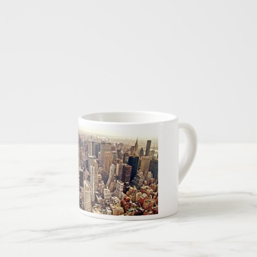 New York City von oben Espressotasse (Vorderseite Rechts)