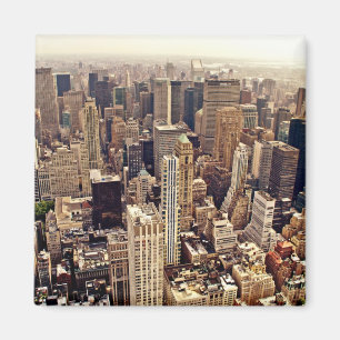 New York City von oben Magnet