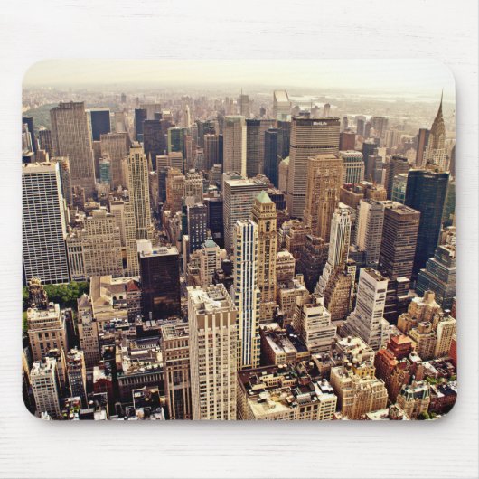 New York City von oben Mousepad (Vorne)