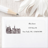 New York City Water Color Manhattan Skyline (Insitu)