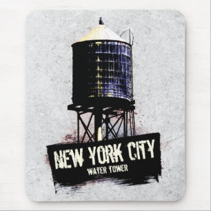 New York City Water Tower Mousemat Mousepad