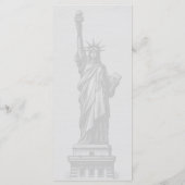 New York City Wedding Cake Menükarte (Rückseite)