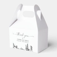 New York City Wedding Personalisiert Gefallen Box