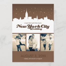 New York City Wedding Rettete-the-date Save The Date