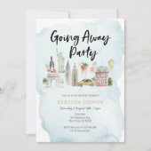 New York City weg von der Party Einladung (Vorderseite)