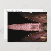 New York City Weihnachten Postkarte (Vorne/Hinten)