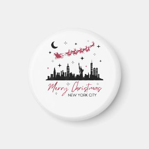 New York City Weihnachtsreise, Frohe Weihnachten N Magnet