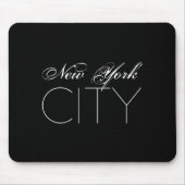 New York City White Text Izable _1 Mousepad (Vorne)