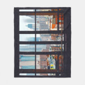 New York City Window Fleecedecke (Vorderseite)