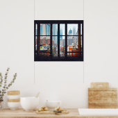 New York City Window Poster (Küche)