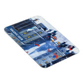 New York City.Winter. Fine Art Christmas Magnet (Rechte Seite)