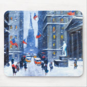 New York City. Winter. Fine Art Mousepad (Vorne)
