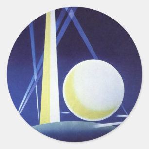 New York City World's Fair 1939, Vintage-Reise Runder Aufkleber