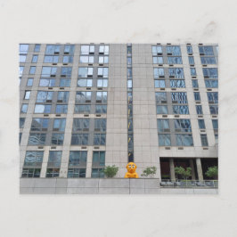 New York City - Yellow man from the High Line Park Postkarte