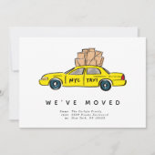 New York City Yellow Taxi Moving Ankündigungen (Vorderseite)