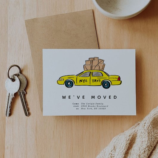 New York City Yellow Taxi Moving Ankündigungen