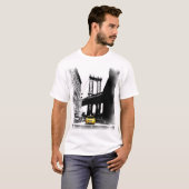 New York City Yellow Taxi Nyc Moderner Pop Kunst T-Shirt (Vorne ganz)