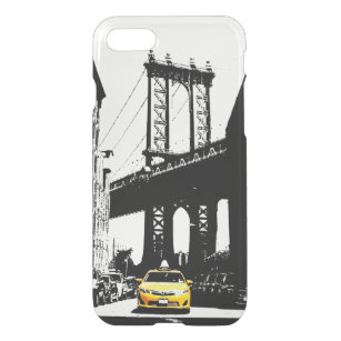 New York City Yellow Taxi Pop Art iPhone SE/8/7 Hülle