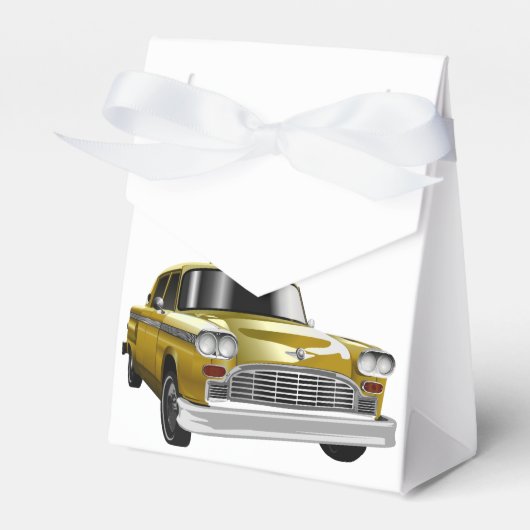 New York City Yellow Vintag Cab Geschenkschachtel (Vorderseite)