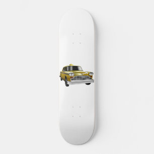 New York City Yellow Vintag Cab Skateboard