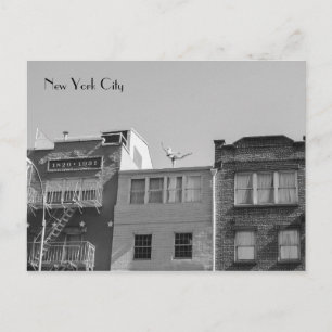 New York City Yoga Postcard Postkarte