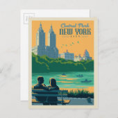 New York City | Zentralpark Postkarte (Vorne/Hinten)