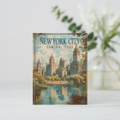 New York City | Zentralpark Postkarte (Stehend Vorderseite)