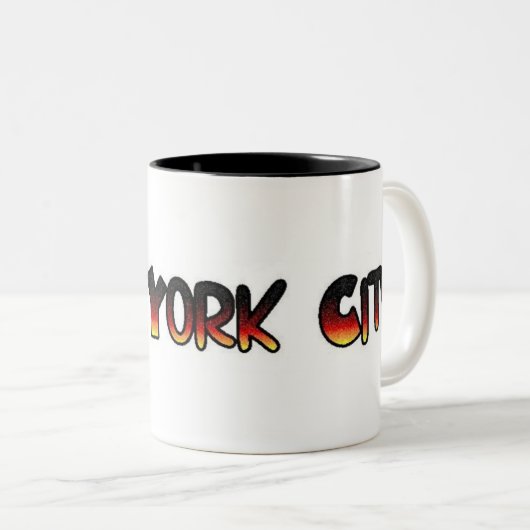 New York City Zweifarbige Tasse (VorderseiteRechts)