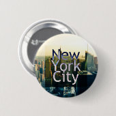 New- York Cityandenken Button (Vorne & Hinten)