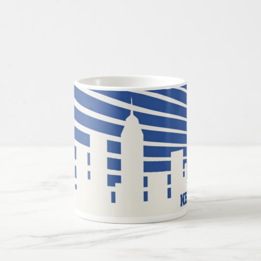New- York Cityblau Kaffeetasse (Mittel)