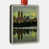 New- York CityCentral Park-Skyline Silbernes Ornament (Rechts)