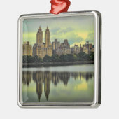 New- York CityCentral Park-Skyline Silbernes Ornament (Links)