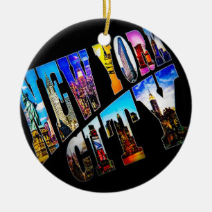 New- York Cityfeiertags-Verzierung Keramikornament