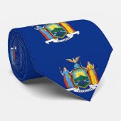 New- York Cityflagge Krawatte (Gerollt)