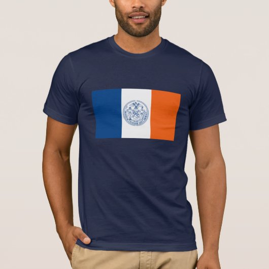 New- York Cityflaggen-T - Shirt (Vorderseite)
