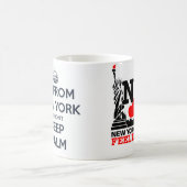 New- York CityGefühls-Weiß-Tasse Kaffeetasse (Mittel)