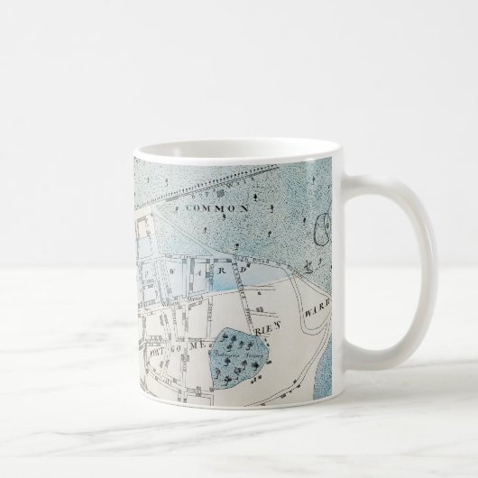 New- York Citykarte, 1728 Kaffeetasse (Rechts)