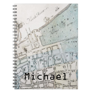 New- York Citykarte, 1728 Notizblock