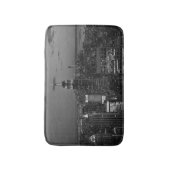 New- York CitynachtSkyline Badematte (Vorderseite Vertikal)