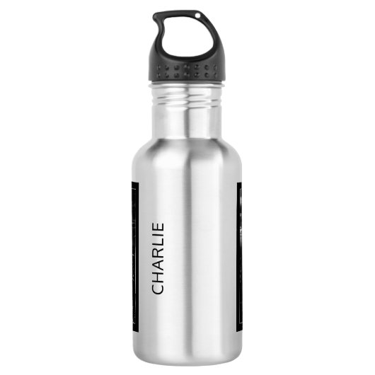 NEW- YORK CITYNamewasserflaschen Edelstahlflasche (Rückseite)